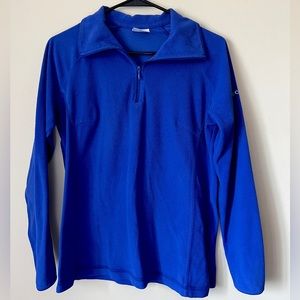 Columbia 1/4 zip fleece sweater